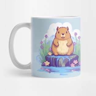 Good Day for a Capybara Swim Mug